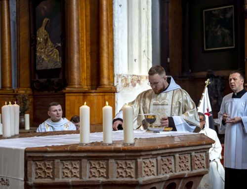 Diakonas Edvinas Jurgutis OFM: žmonės nori gerų kunigų – su ta mintimi ir ateinu